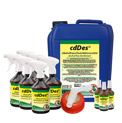 cdDes® Desinfektions-Set für Fitness-Studios