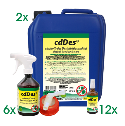 cdDes® Desinfektions-Set für Fitness-Studios XXL