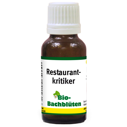 Bio-Bachblüten Restaurantkritiker 20 ml